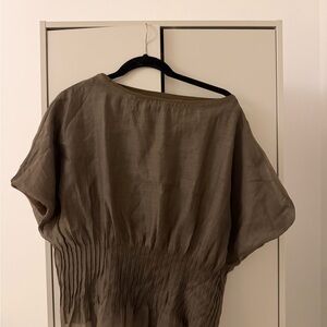 Zara Taupe Women's Blouse